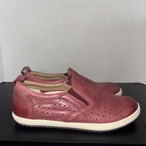 Taos 21101 Women's Shoes Size 7.5 Brown Leather Slip On